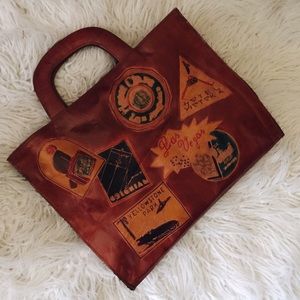 - vintage destination tote -