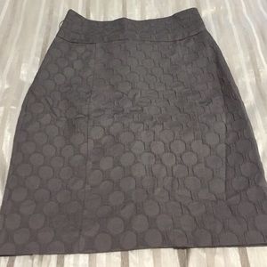 Grey pencil embossed skirt
