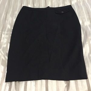 Black pencil skirt