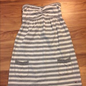 Cute Hollister strapless dress!❤️