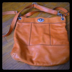 Vintage Fossil Leather Crossbody