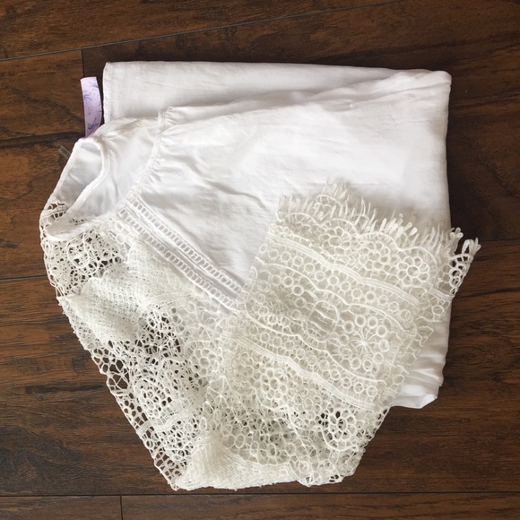 White BoHo top