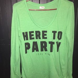 VS PINK graphic tee