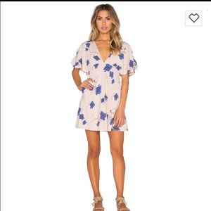 Free People Drapey Melanie Dress Pearl Combo