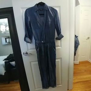 Bebe Denim Jumpsuit Size 00