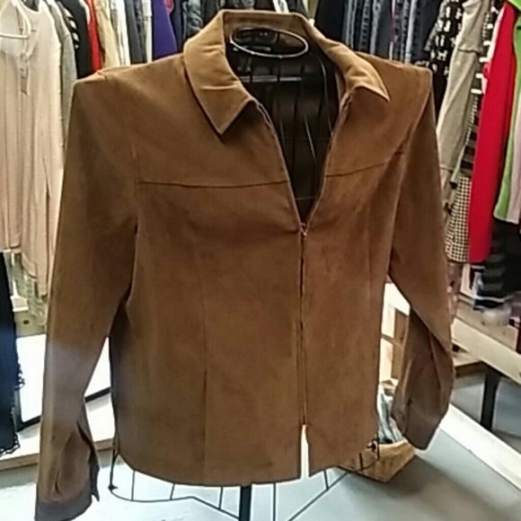Norton McNaughton. Suede look jacket - Picture 1 of 3