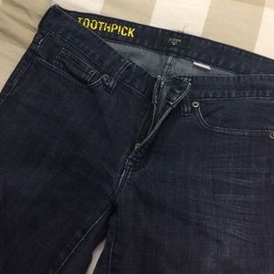 Jcrew toothpick denim