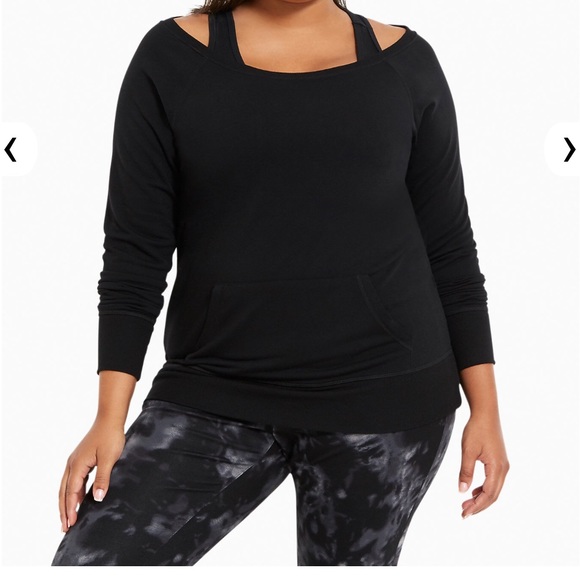 Off shoulder sweatshirt