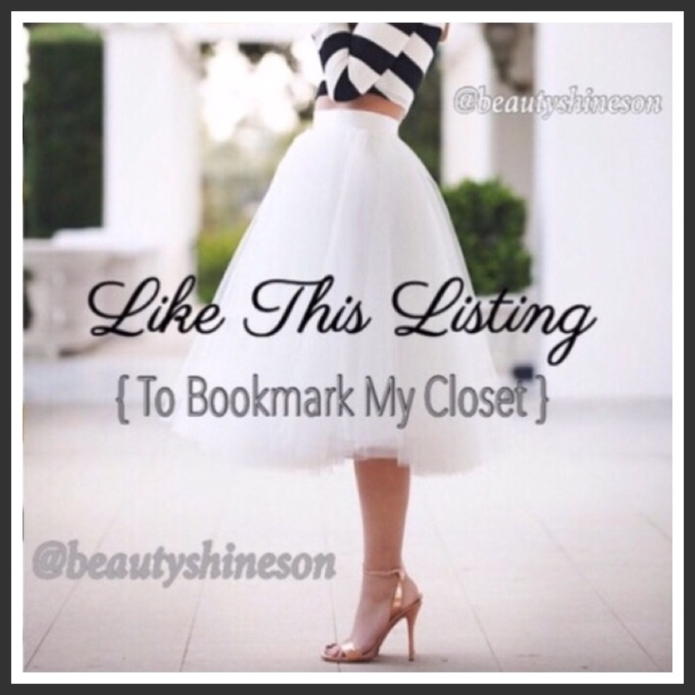 Bookmark My Closet & Tag For Notifications