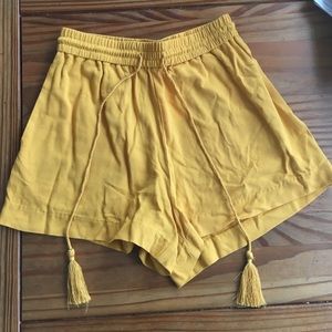 H&M Mustard Color Shorts