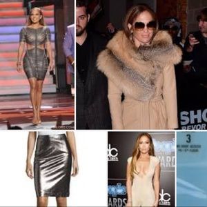 💞BRAND NEW Metallic Pencil Skirt G8