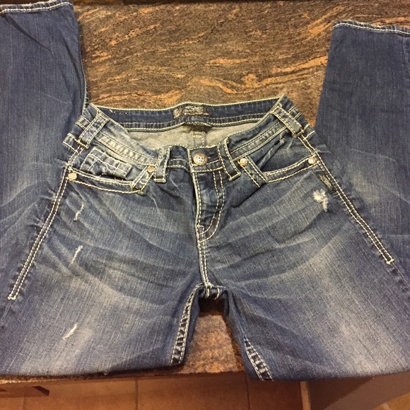 Silver Lola boyfriend skinny