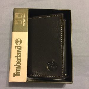 🔻SALE🔻BLACK LEATHER TIMBERLAND WALLET NEW W/ TAG