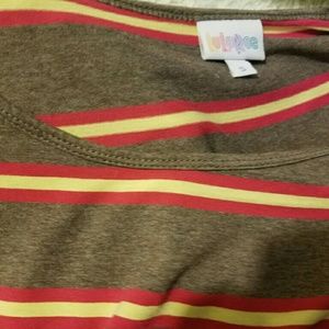 LULAROE stripe Irma tunic,  small