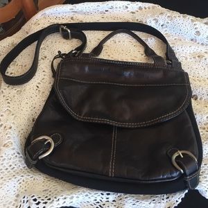 Fossil cross body hand bag
