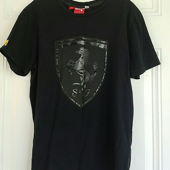 Black ferrari shirt