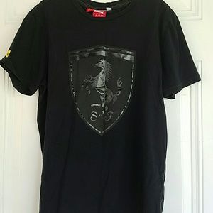 Black ferrari shirt