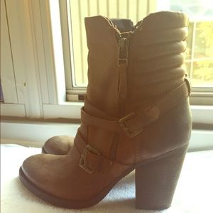 Stave Madden Raleighh mid calf Moto boots, 9