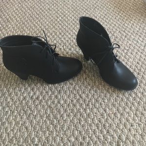 cute black booties