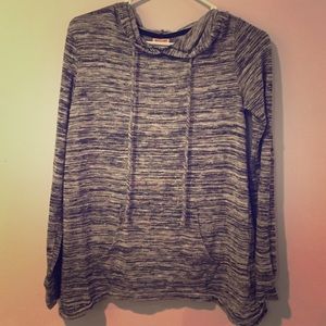 Split-back, Grey Hoodie