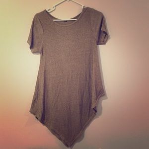 Asymmetrical Knit Tunic