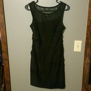 Beautiful Nine West black dress with lace detail