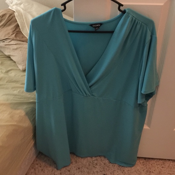 Teal George Shirt - Picture 1 of 4