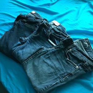 Bundle of 3 Hollister and American eagle jeans