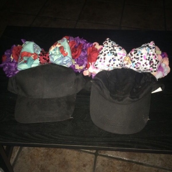 Flower homemade Mickey ears