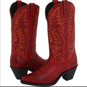 Laredo red cowboy boots
