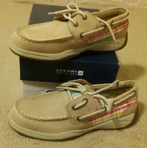 Sperry Top-Sider Intrepid Linen Pink Girls 3M