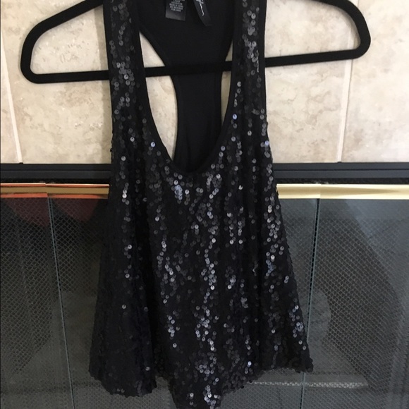 Sequin racerback tank