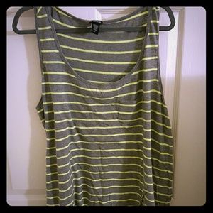 Torrid striped tank top