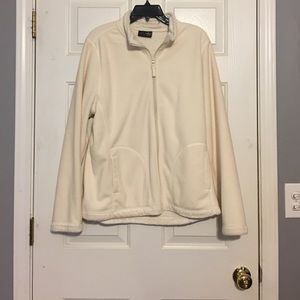 Cream fleece coat