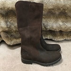 Brown Timberland Waterproof Boots.