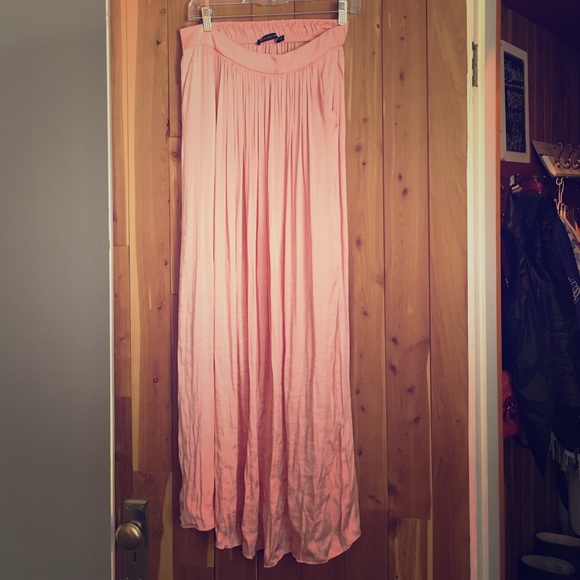 Zara Elastic Waist Maxi Skirt with Pockets