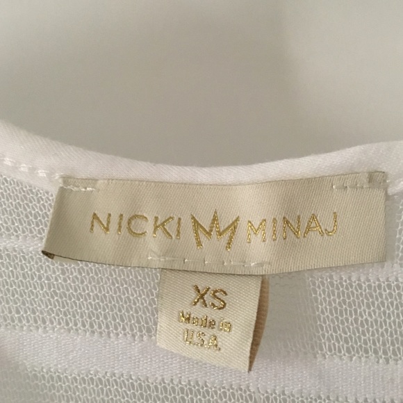 Nicki Minaj XS sheer shirt - Picture 2 of 3