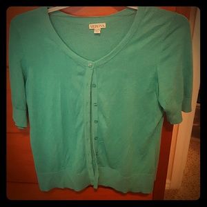 Short sleeve cardigan