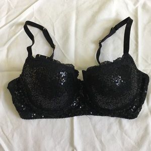 Aerie Sequin Push Up Bra
