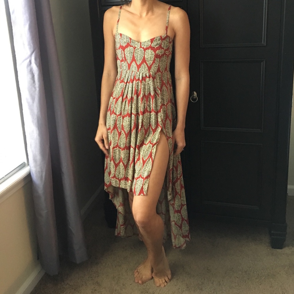 Millau Printed High Low Dress