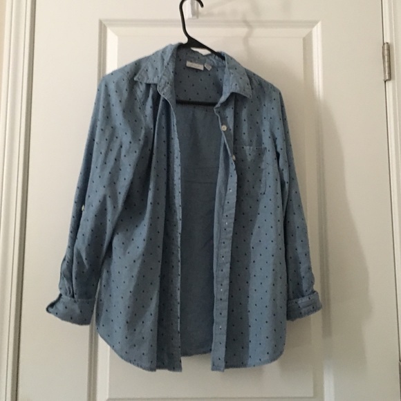 Kim Rogers small long sleeve button up - Picture 1 of 2