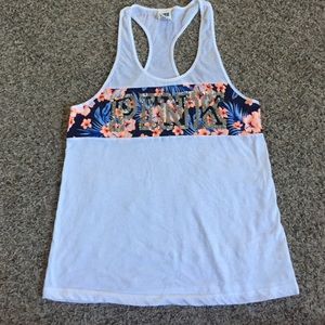 Victoria's secrets pink bling razorback tank top