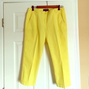 Yellow capris