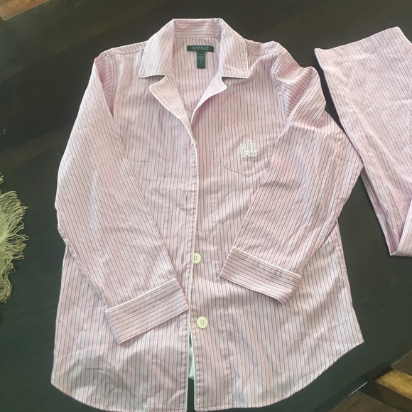 Never worn long sleeve Ralph Lauren pajamas