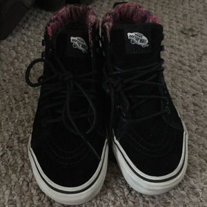 Vans Sk8 Hi Lite Round Toe Suede Skate Shoe
