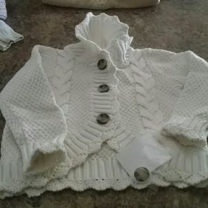Brand new little baby girl sweater