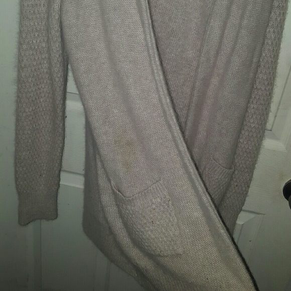 SUPER SOFT COZY KENAR ANGORA CARDIGAN CREAMY BEIGE