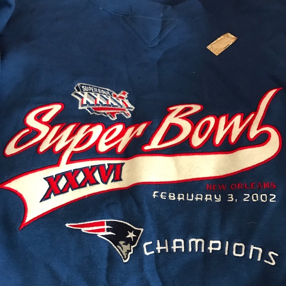 New England PATRIOTS NFL Crew Sweatshirt Size XL