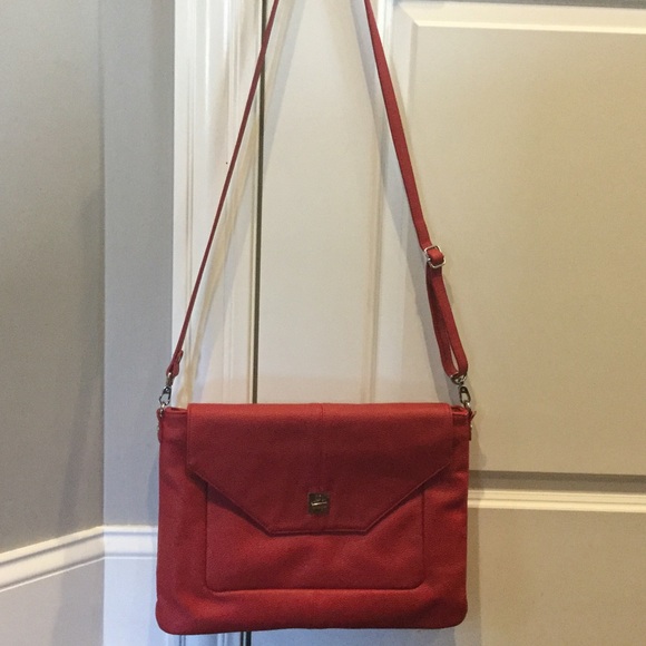 Red Jewell Handbag