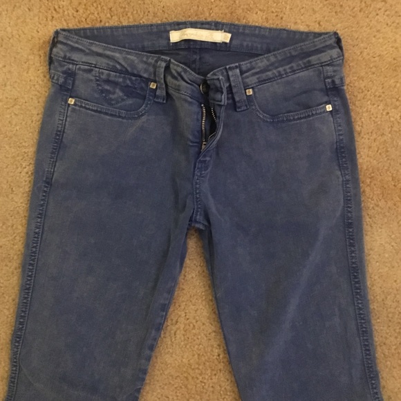 Frankie B Bright Blue Skinny Jeans